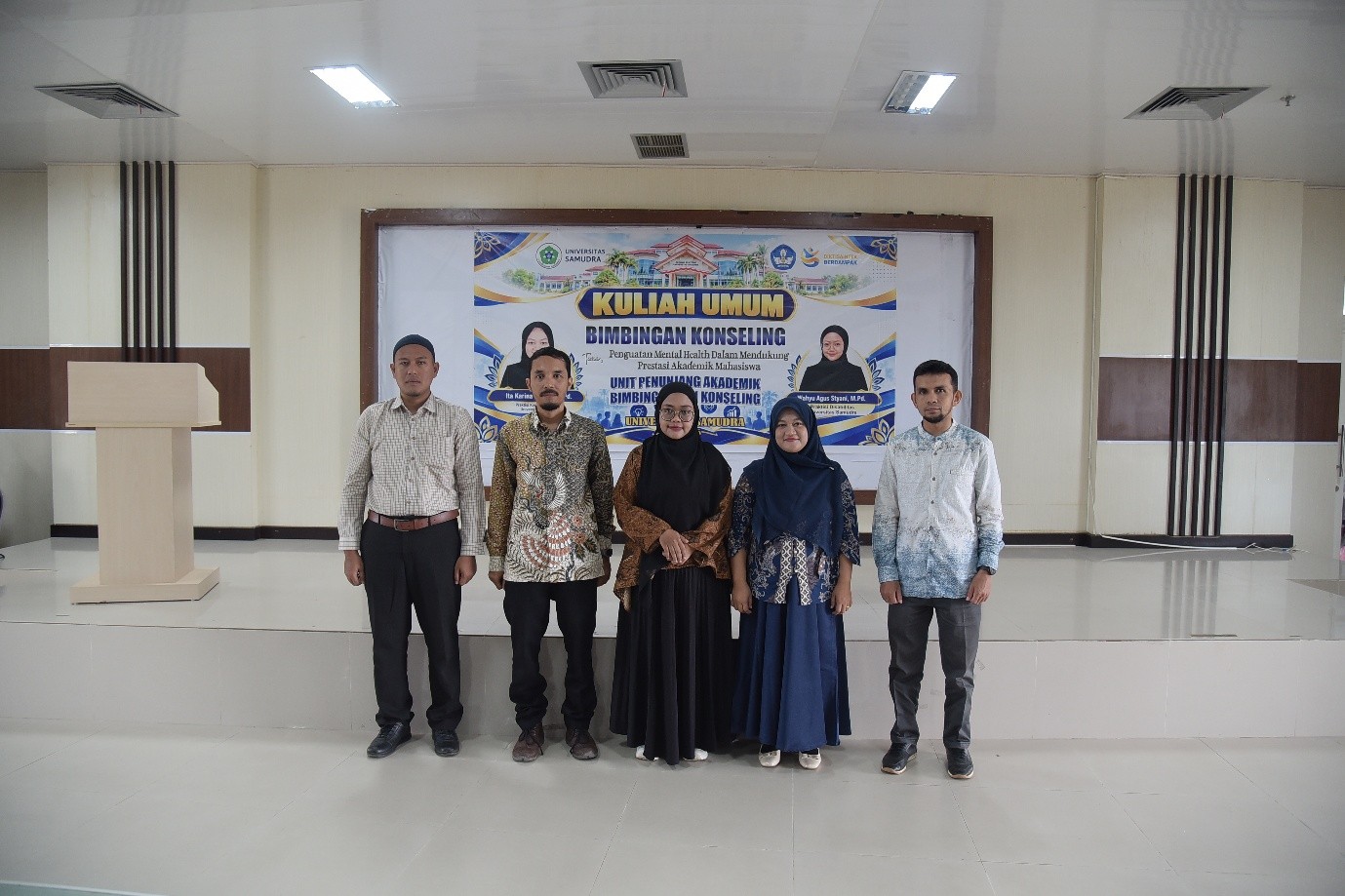 Unit Penunjang Akademik Bimbingan dan Konseling Universitas Samudra Menyelenggarakan Kuliah Umum Bimbingan Konseling
